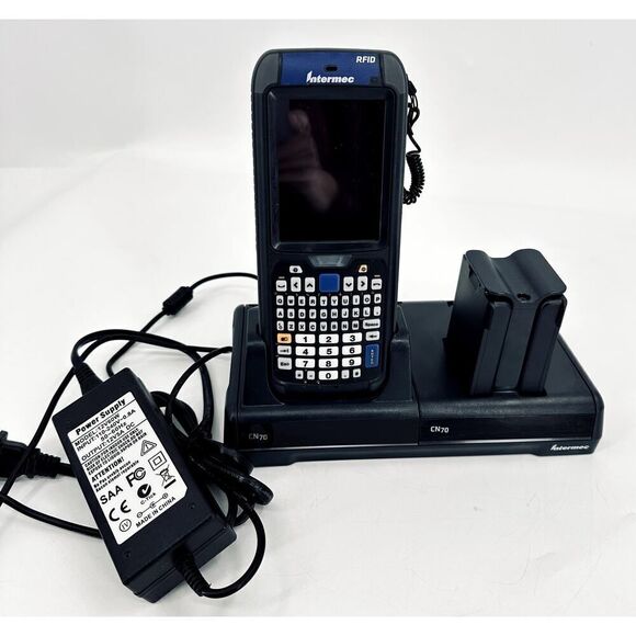 Intermec CN70e Mobile Computer Hand Terminal Barcode Scanner & Charger Batteries - Picture 1 of 14